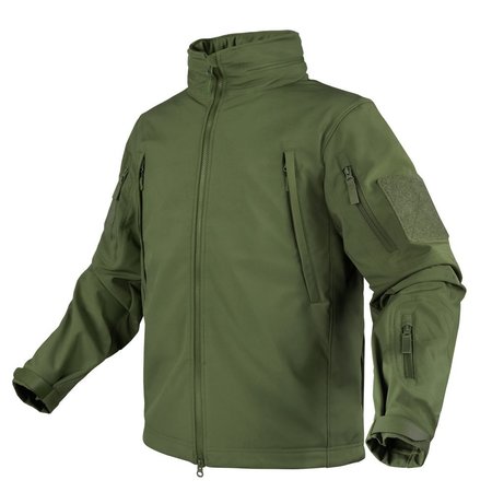 CONDOR OUTDOOR PRODUCTS SUMMIT SOFTSHELL JACKET, OLIVE DRAB, L 602-001-L